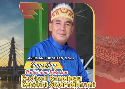 Pemerintah Nagari Sungai Rumbai Timur Ikut Hadir dan Sukseskan Festival Pamalayu